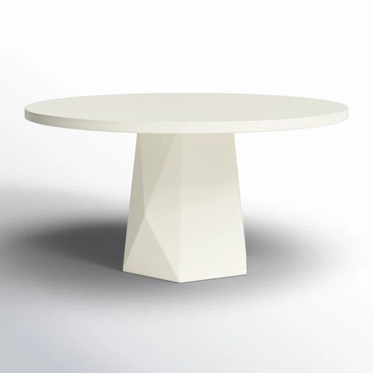 Clemmie 60'' Concrete Outdoor Dining Table
