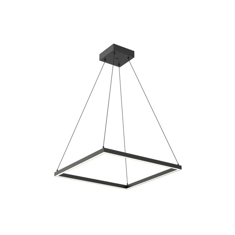 Piazza Dimmable LED Square / Rectangle Chandelier