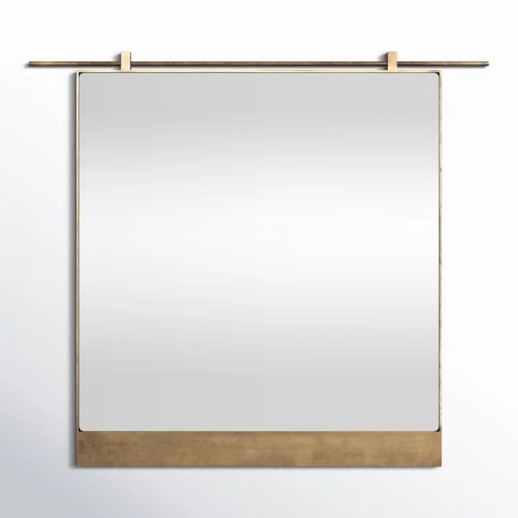 Hutton Metal Flat Wall Mirror