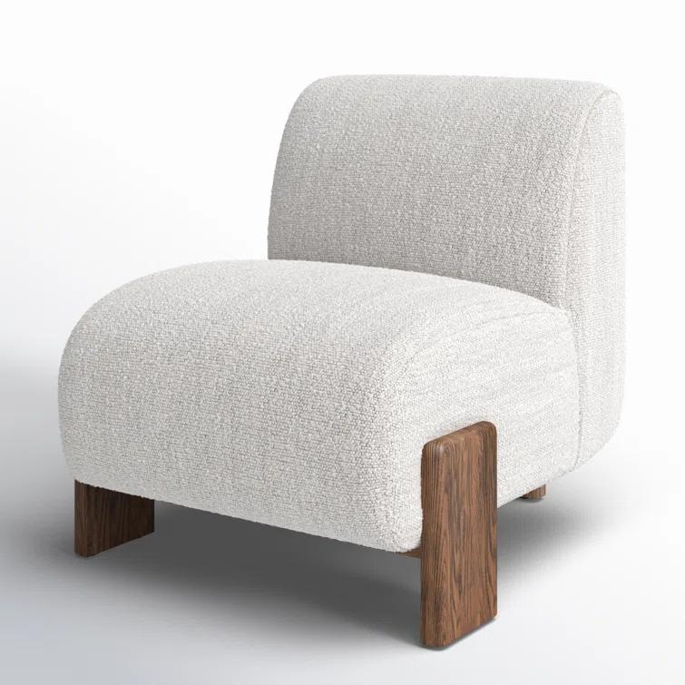 Classic Home Chelsea Upholstered Slipper Chair