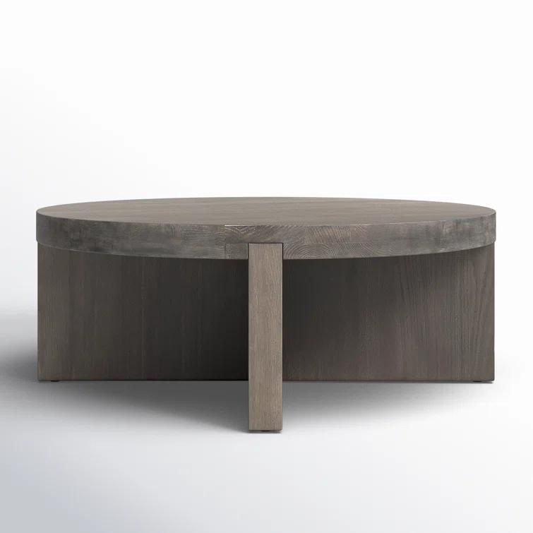 Alford Round Coffee Table - Brown