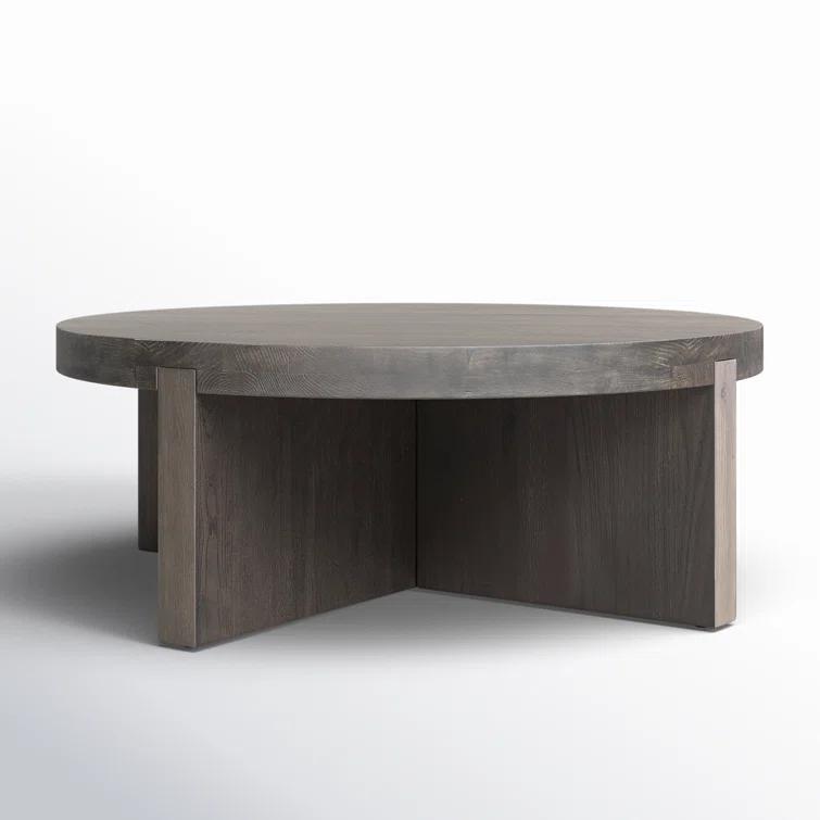 Alford Round Coffee Table - Brown