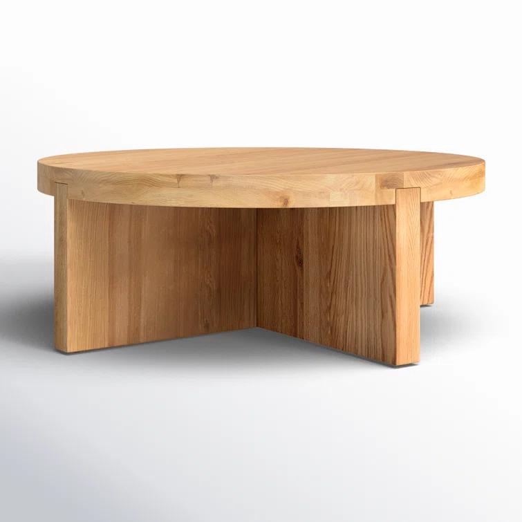 Alford Round Coffee Table - Natural