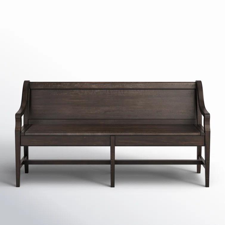 Tama Wood Bench w/ Back
