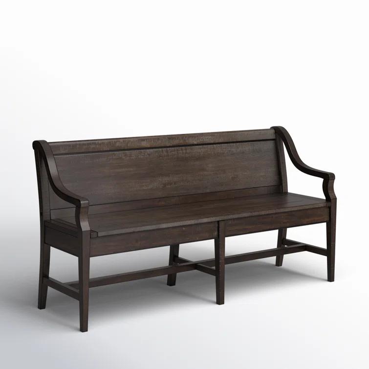 Tama Wood Bench w/ Back