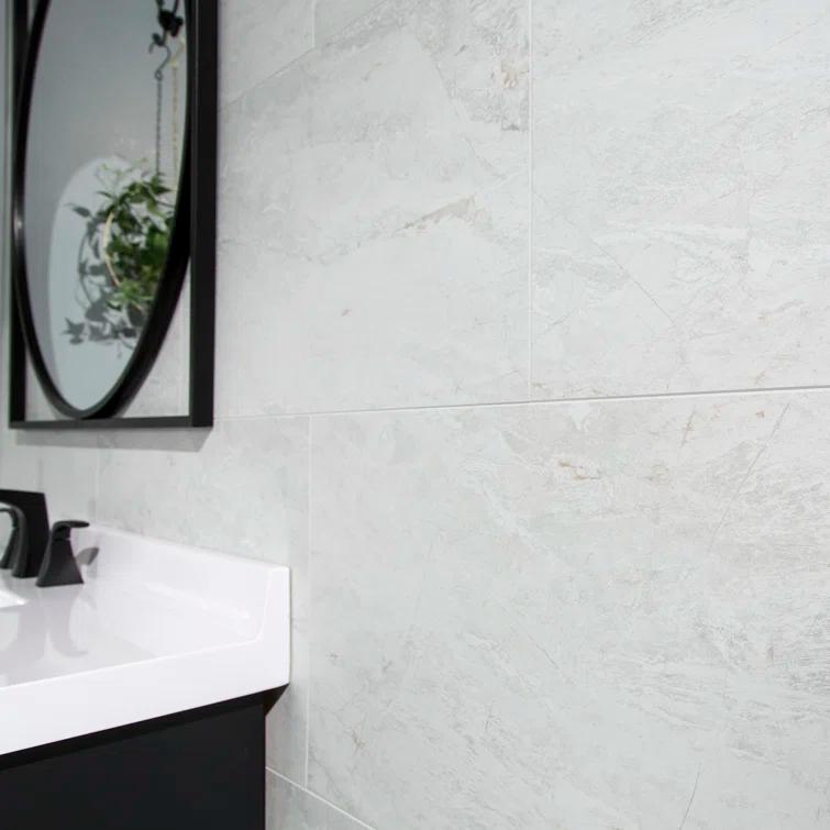 Palisade 25.6 in. x 14.8 in. Tile Shower and Tub Surround Kit