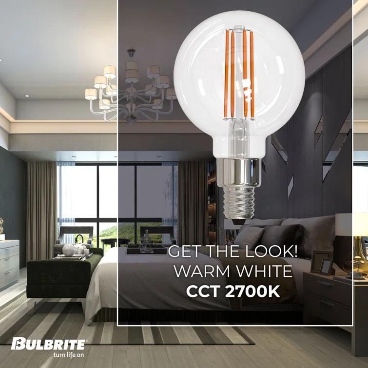G16 LED Filament Bulb (Set of 4) - Clear Glass / E12 / 4Watt