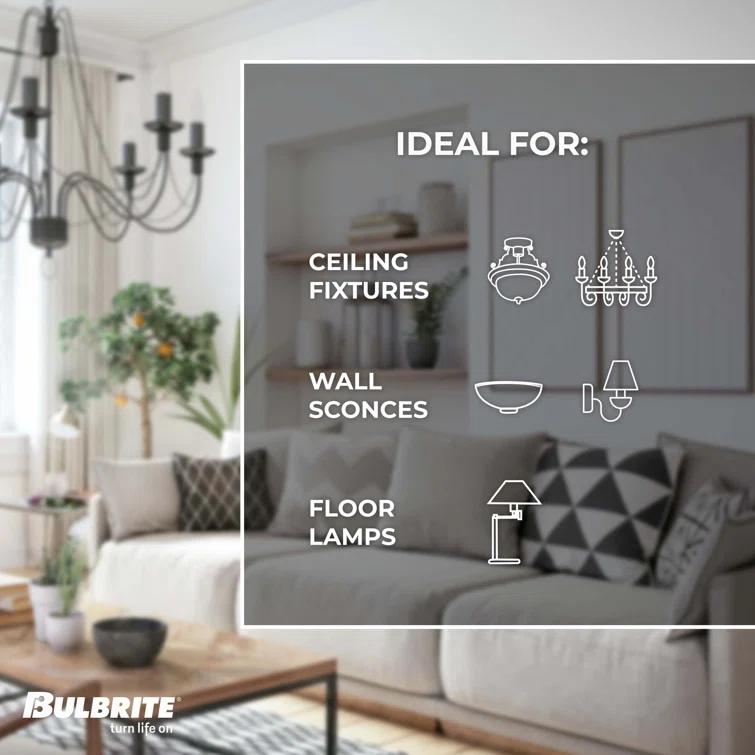 G16 LED Filament Bulb (Set of 4) - Clear Glass / E12 / 4Watt