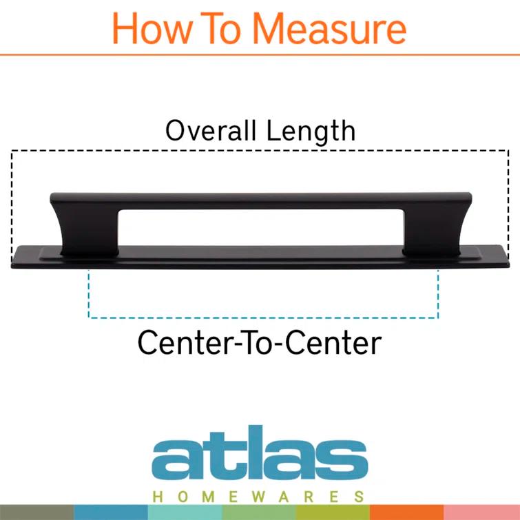 Atlas Homewares Zander 12" Center To Center Appliance Pull
