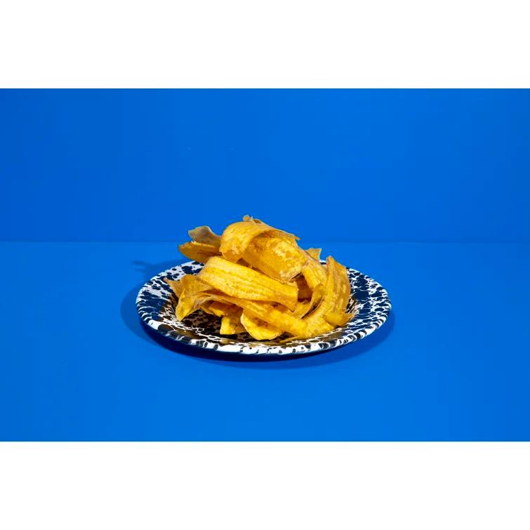 Crow Canyon Home Crow Canyon Enamelware Splatter Flat Salad Plates (Set of 4)