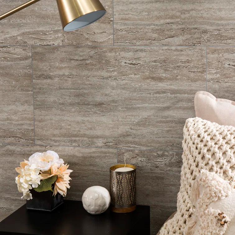 Palisade 25.6 in. x 14.8 in. Tile Shower and Tub Surround Kit