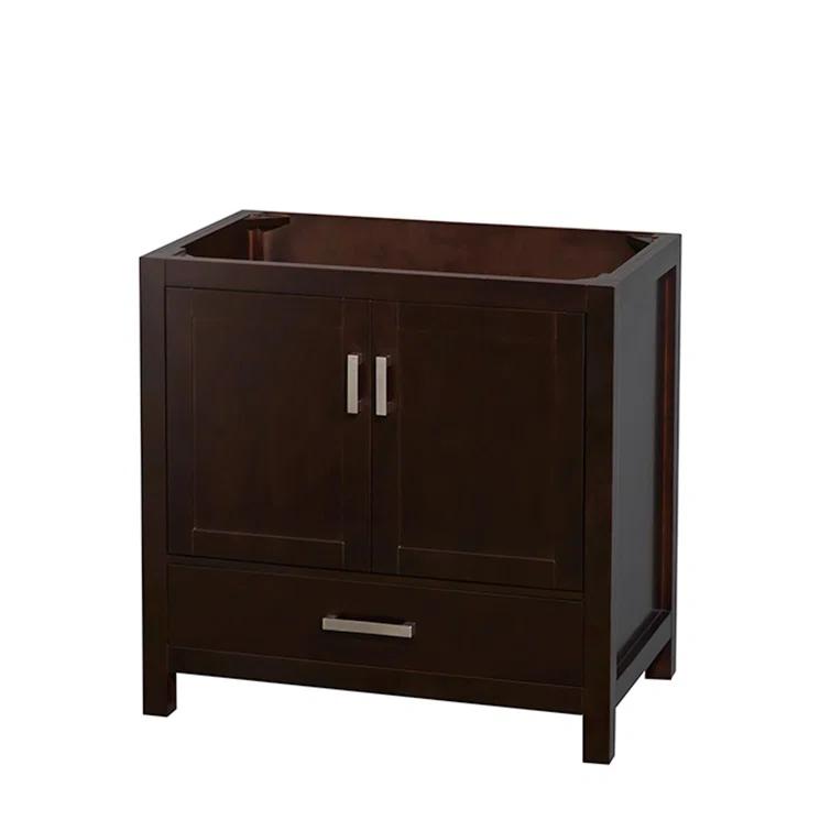 Wyndham Collection Sheffield 35" Freestanding Single Vanity Base Only