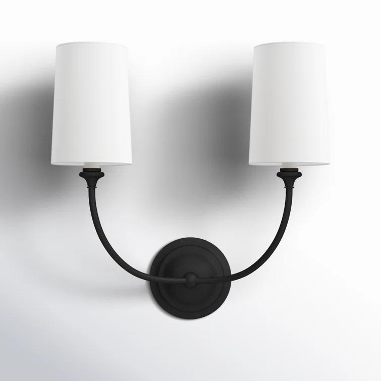 Crystorama Lighting Sylvan 2 - Light Sconce in  Black Forged