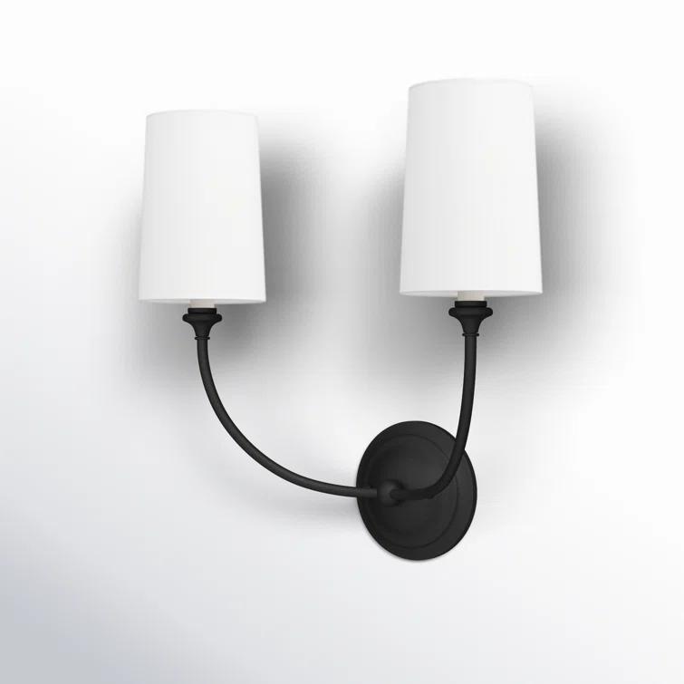 Crystorama Lighting Sylvan 2 - Light Sconce in  Black Forged