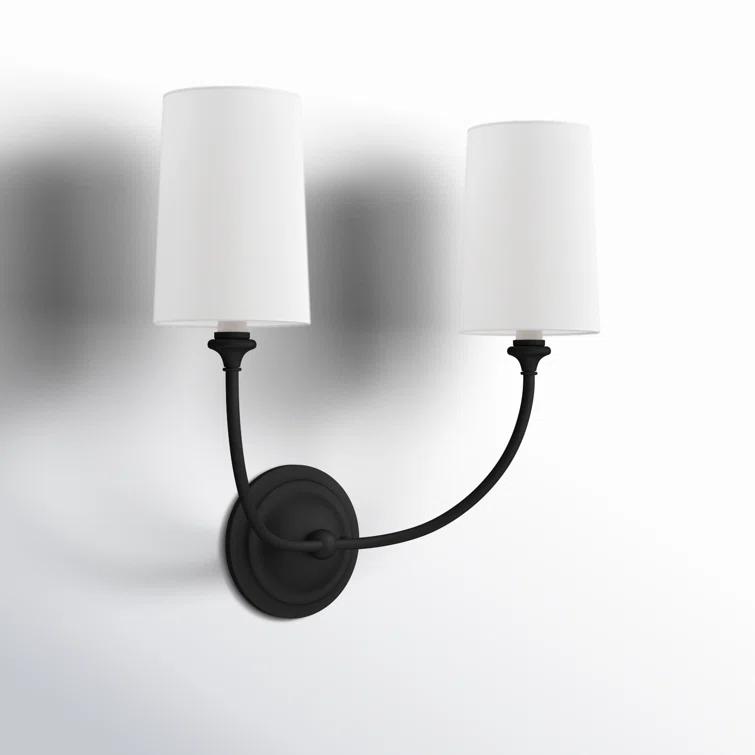 Crystorama Lighting Sylvan 2 - Light Sconce in  Black Forged