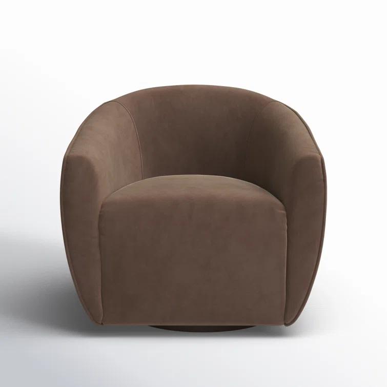 Layla Upholstered Swivel Barrel Chair