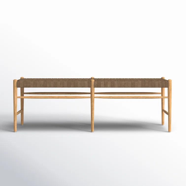 Tess Leather Bench