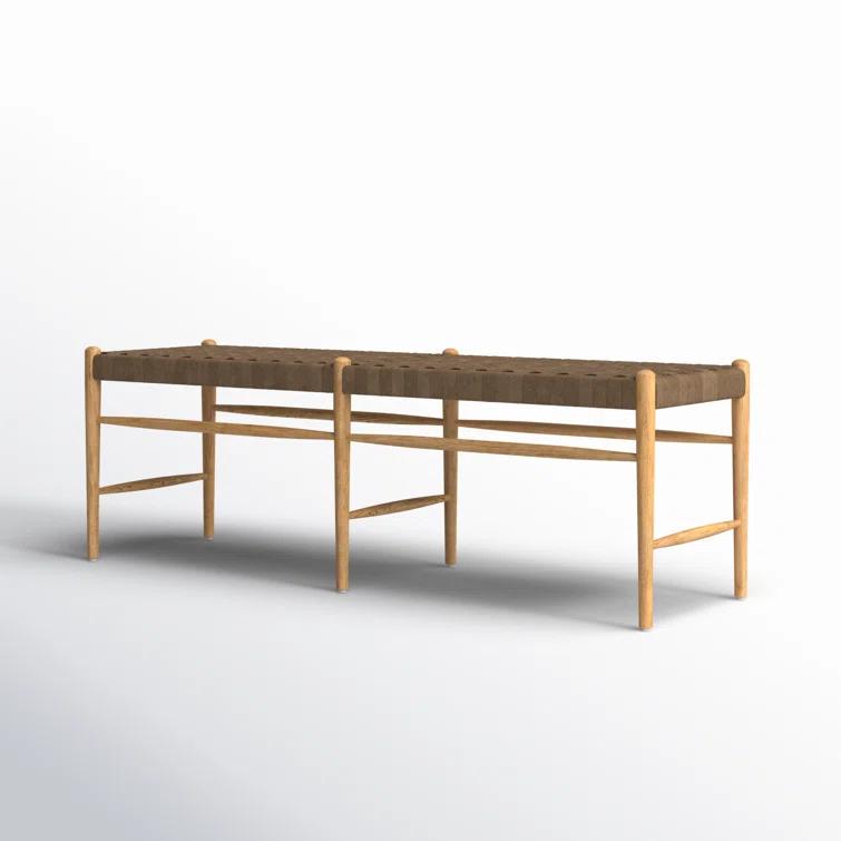 Tess Leather Bench