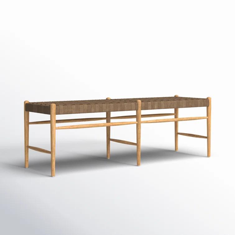 Tess Leather Bench