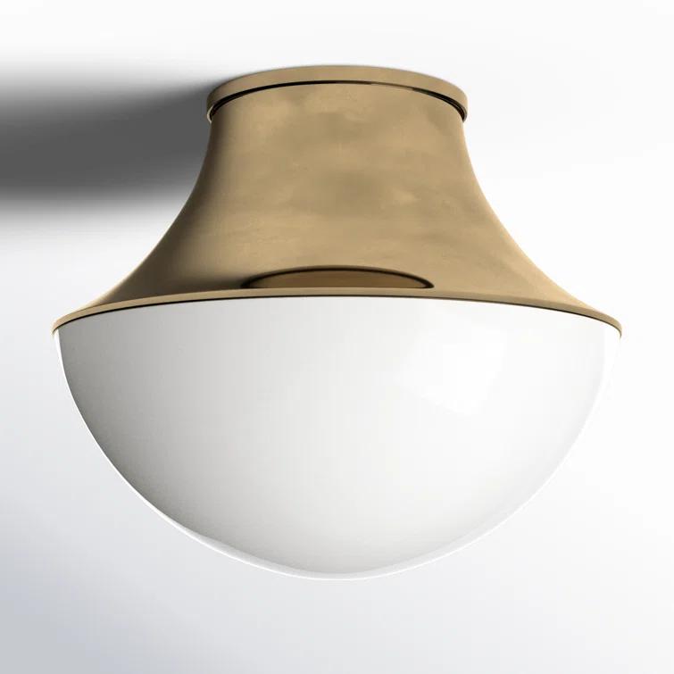 Randi Flush Mount Light - Brass