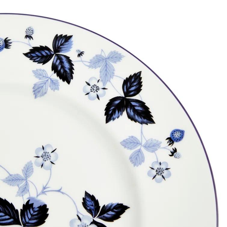 Wedgwood Wild Strawberry Inky Blue Plate 10.7in