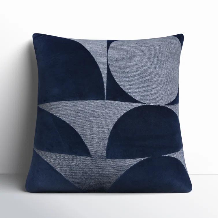 Joshelin Embroidered Cotton Throw Pillow