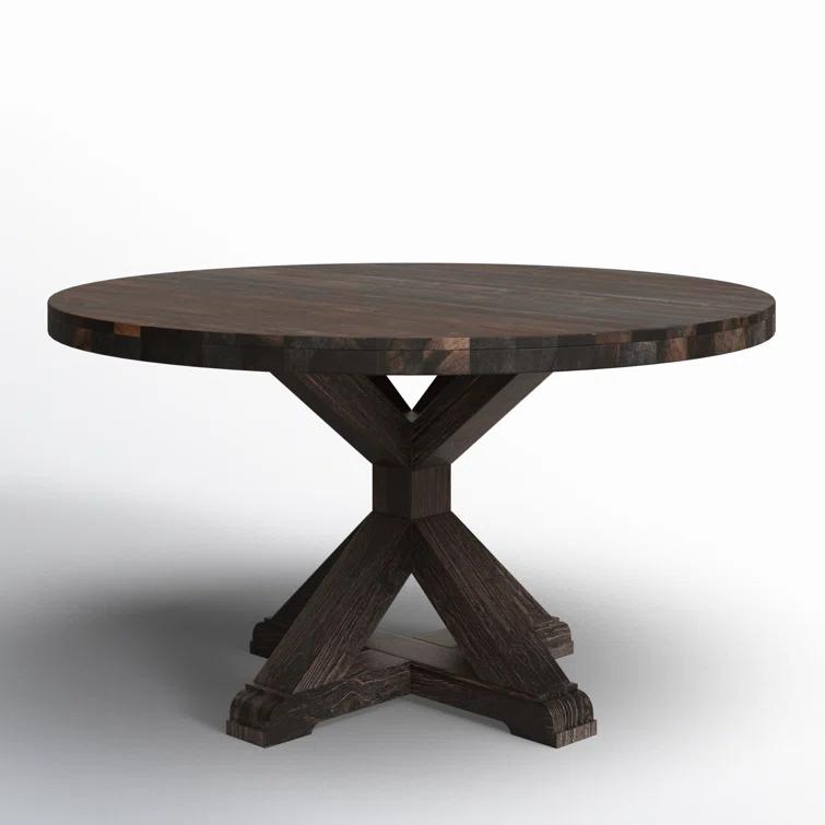 Bianca Round Solid Wood Dining Table