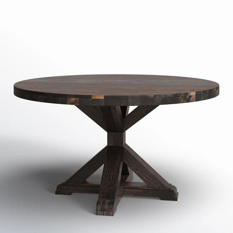 Bianca Round Solid Wood Dining Table