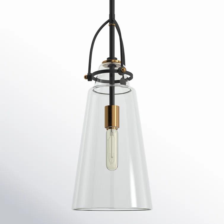 Single Light Glass Dimmable Pendant