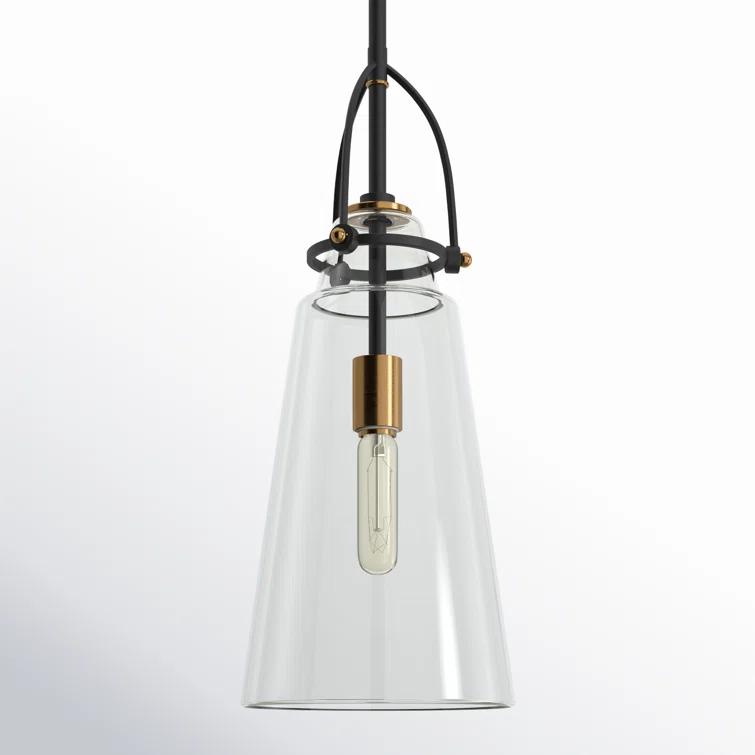 Single Light Glass Dimmable Pendant