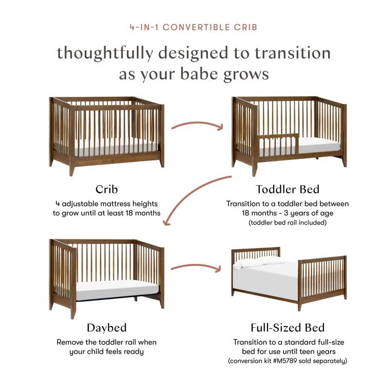 Sprout 4-in-1 Convertible Crib