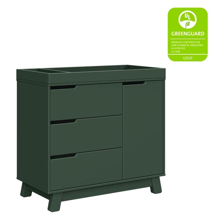 Hudson 3 Drawer 39.5" W Changing Table Dresser