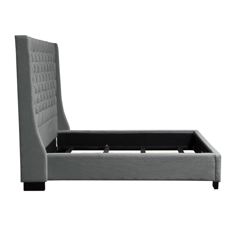 Diamond Sofa Park Avenue Upholstered Wingback Bed