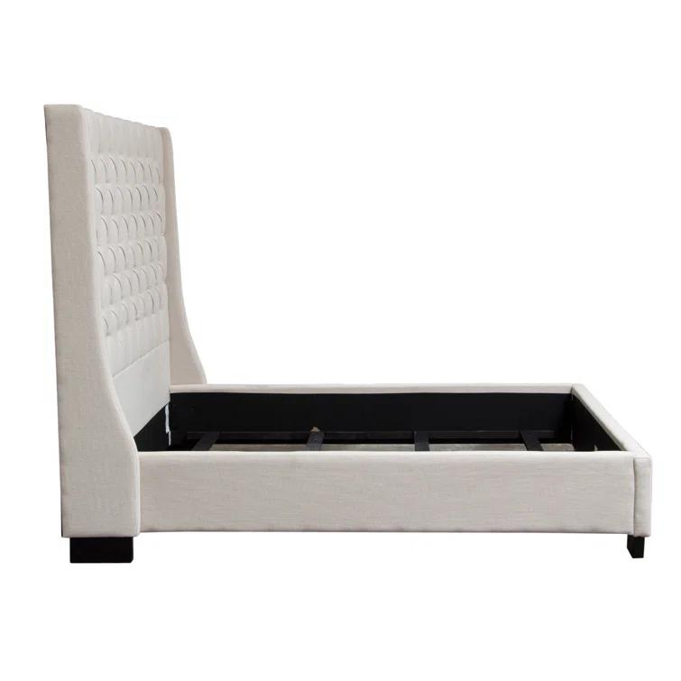 Diamond Sofa Park Avenue Upholstered Wingback Bed