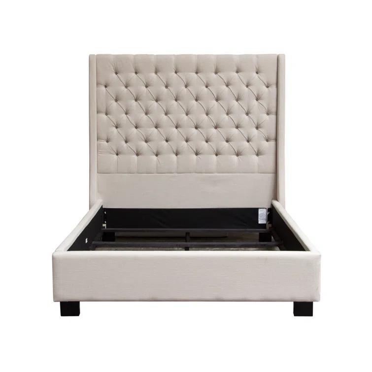 Diamond Sofa Park Avenue Upholstered Wingback Bed