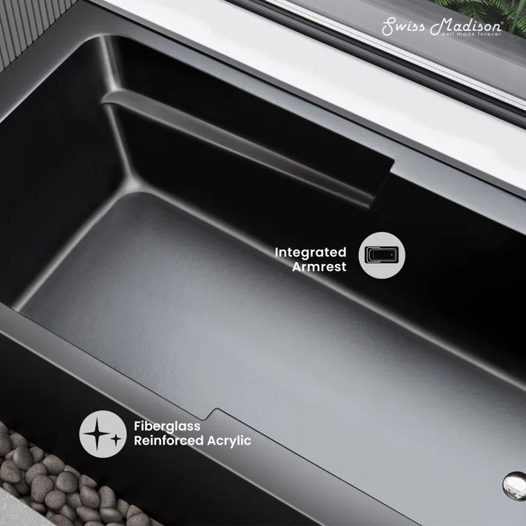 Voltaire 60" x 32" Alcove Bathtub with Apron