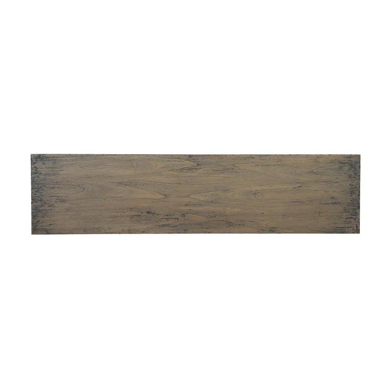 Pearl 74" Distressed Brownish-Grey Oak Sideboard
