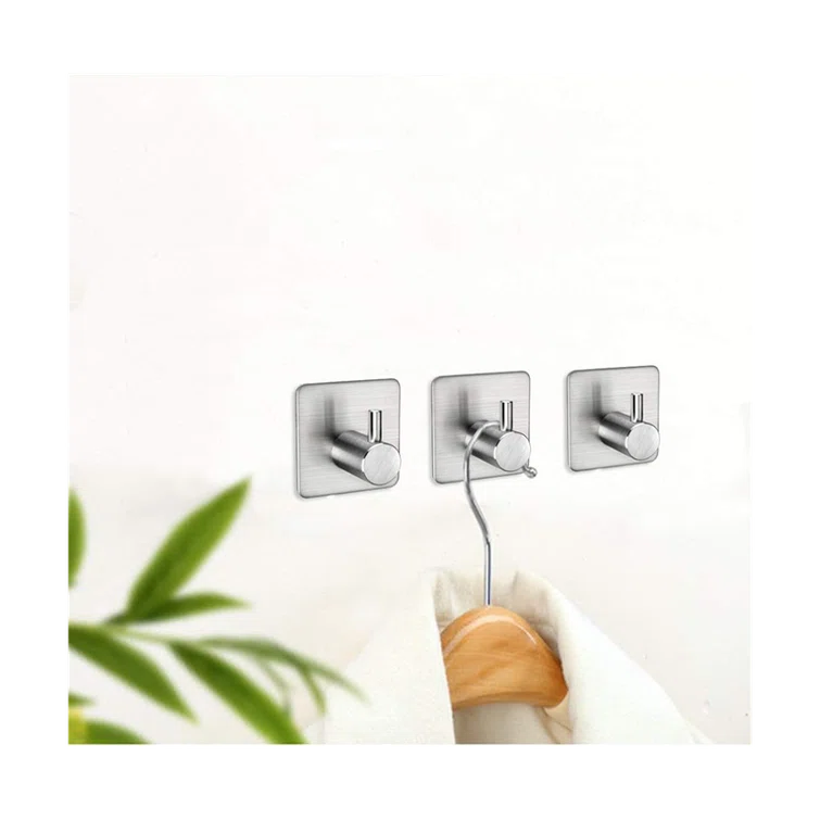 JASODI F0759STY3V Hooks Heavy Duty Wall Hooks Waterproof Stainless Steel Hooks for Towel Robe Hook Rack Wall