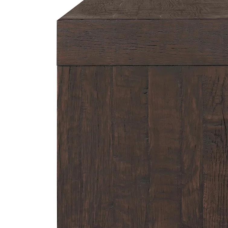 Adams Console Table Rustic Brown