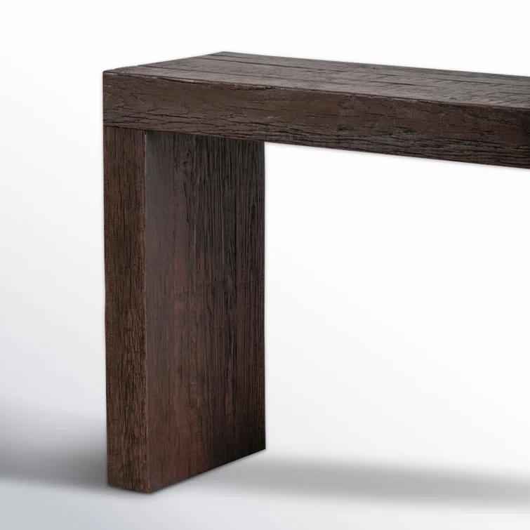 Adams Console Table Rustic Brown