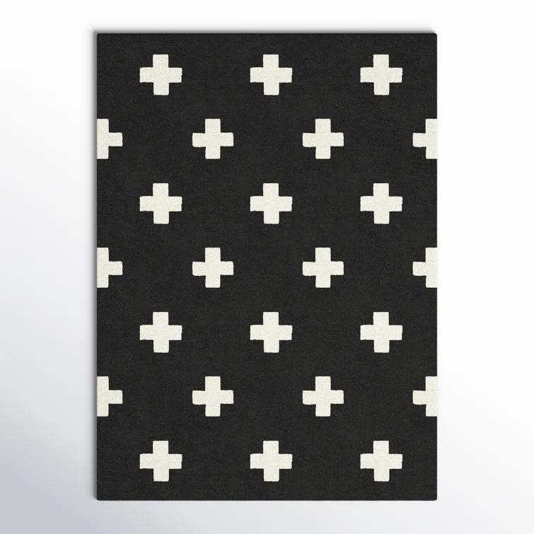 Cavan Hand Tufted Wool Black Rug