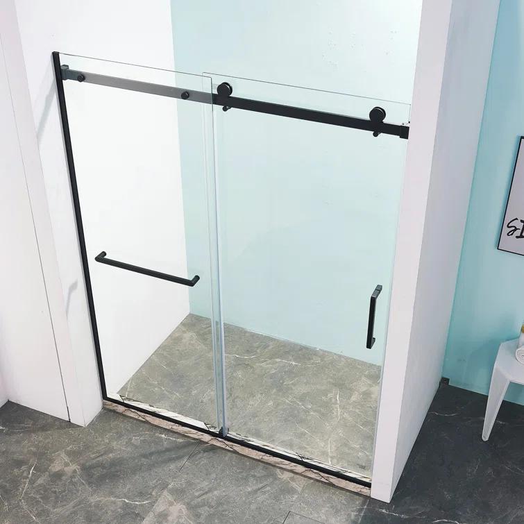 56"-60 ‘W x 75’ Aluminum Framed Shower Door