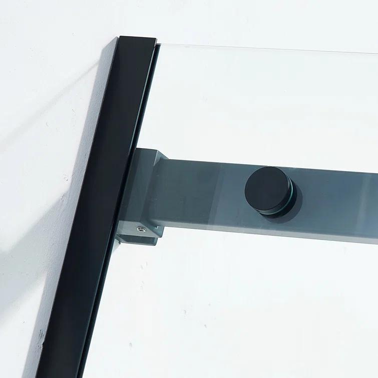 56"-60 ‘W x 75’ Aluminum Framed Shower Door