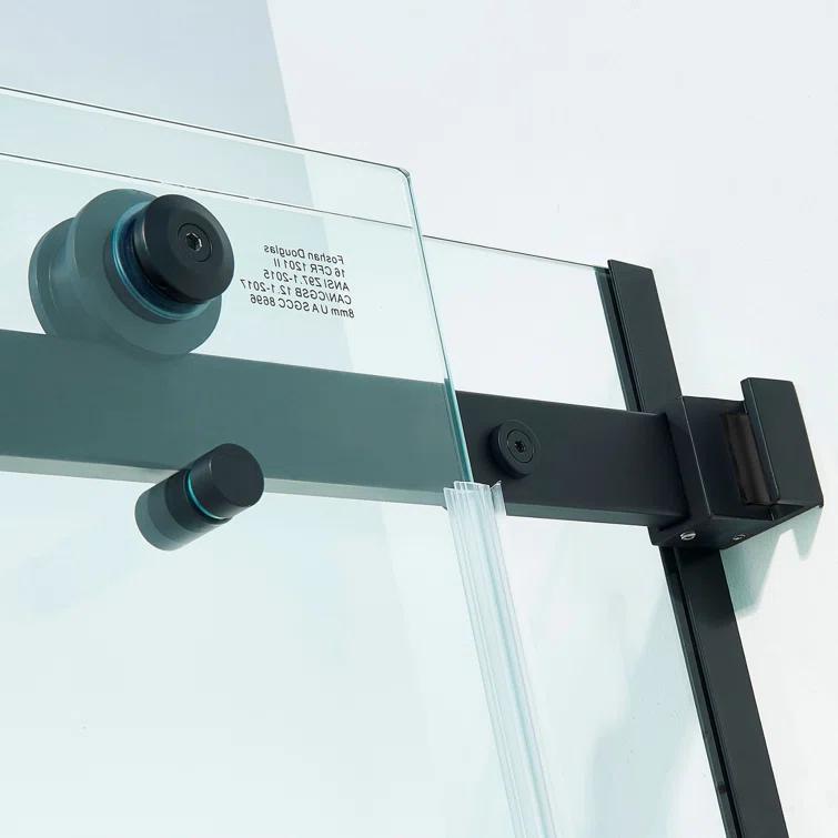 56"-60 ‘W x 75’ Aluminum Framed Shower Door