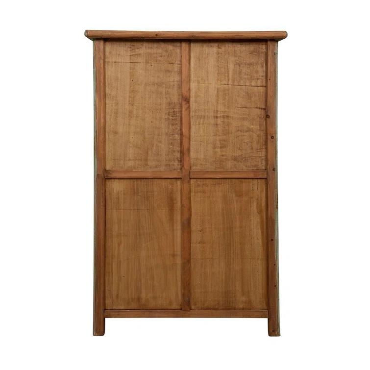 Furniture Classics Jackson 64" Tall 2-Door Cabinet, Worn Green