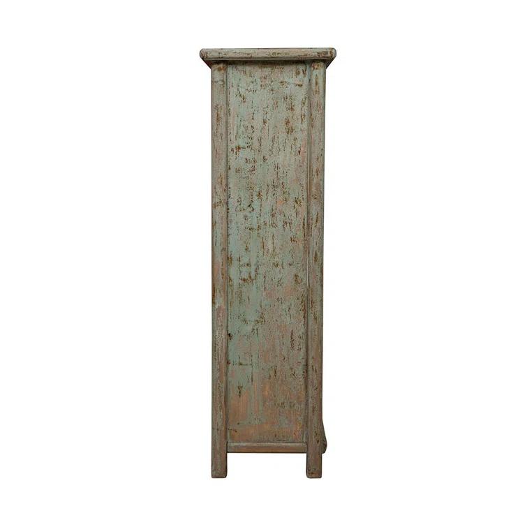 Furniture Classics Jackson 64" Tall 2-Door Cabinet, Worn Green