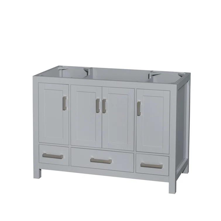 Wyndham Collection Sheffield 47" Freestanding Single Vanity Base Only