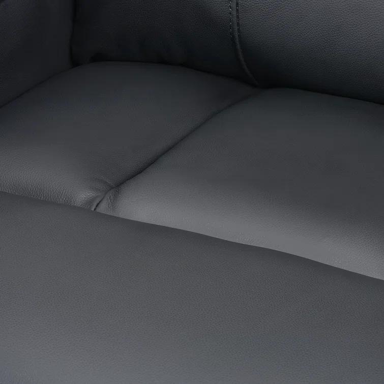 Orren Ellis Leather Home Theater Seating Dual Power Movie Theater Chairs Theater Recliner Sofa