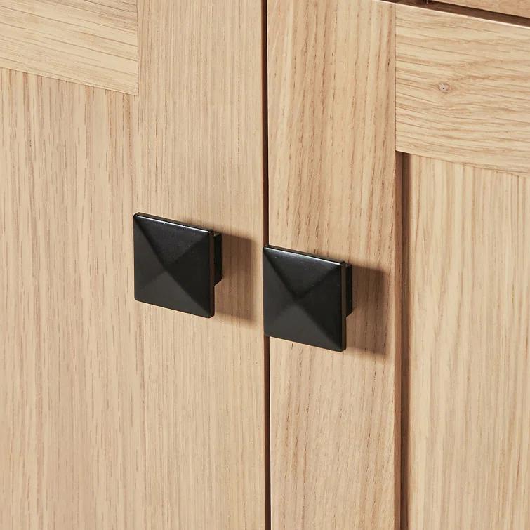 66 in. W Bath Vanity Cabinet Without Top in Oak Cambridge 21.5 in. D x 34.5 in. H Double Freestanding