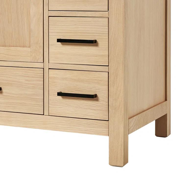 Cambridge 42'' Single Bathroom Vanity with Carrara Marble Top